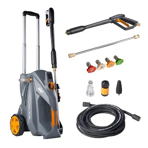 WAP Lavadora de Alta Pressão Profissional 5100 TURBO, 550L/h, Lava Rápido, Motor de Indução, 2300psi 2500W 220V