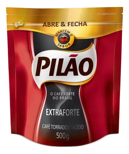 Café Pilão Torrado E Moído Extra Forte Abre&fecha 500g