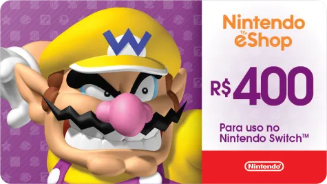 [Às 12h/APP] Gift Card Nintendo - R$ 400,00