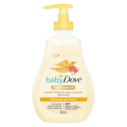 (REC)Baby Dove Sabonete Líquido Hidratação Glicerinada 400 ML