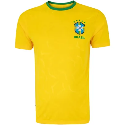 Camiseta da Seleção do Brasil CBF Masculina Dry