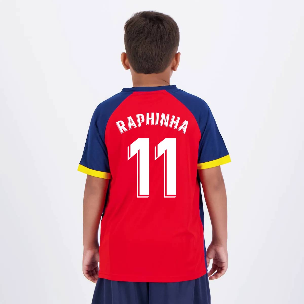 Camisa Barcelona Raphinha 11 Culés Juvenil Listrada