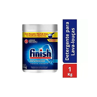Finish Advanced - Detergente Em Pó Para Lava Louças, 1Kg - 36 reais na recorrencia