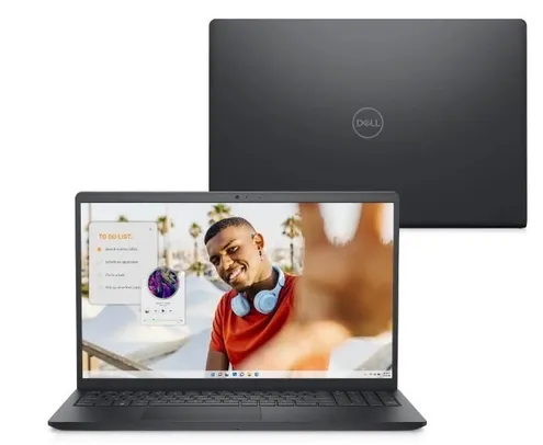 Notebook Dell Inspiron I15-A0507-M10P 15.6" Full HD AMD Ryzen 5 8GB 512GB SSD Windows 11 Preto Carbono