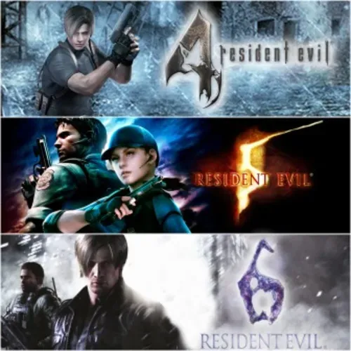 Pacote Triplo Resident Evil 4, 5 e 6 - PS4