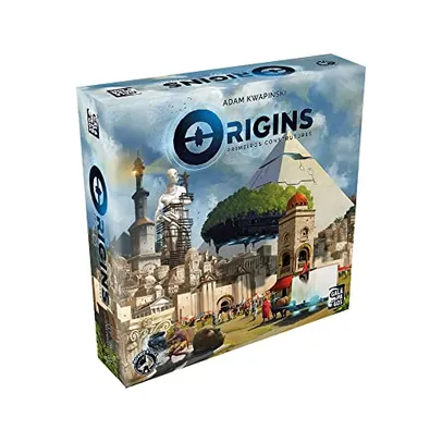 Galápagos, Origins: Primeiros Construtores, Jogo de Tabuleiro para Amigos, 1-4 jogadores, 30-60 minutos por partida