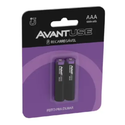 Kit 2 Pilhas recarregáveis AAA avent