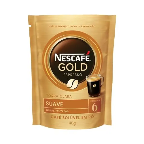 (Rec) Empório das Cápsulas Café Solúvel Nescafé Gold Suave 40G Intensidade 6