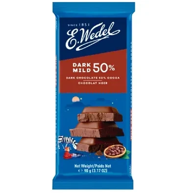 Chocolate E.Wedel Dark 50% 90g
