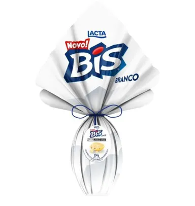 Ovo de Páscoa Bis Chocolate Branco Lacta 234g