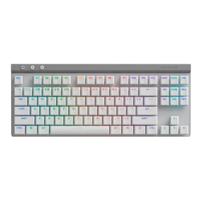 Teclado Mecânico Gamer Sem Fio Logitech G515- Branco