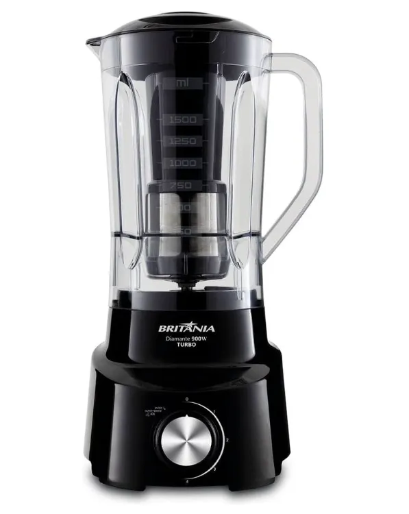 Liquidificador, Diamante, 900w, Preto, 220v, Britânia