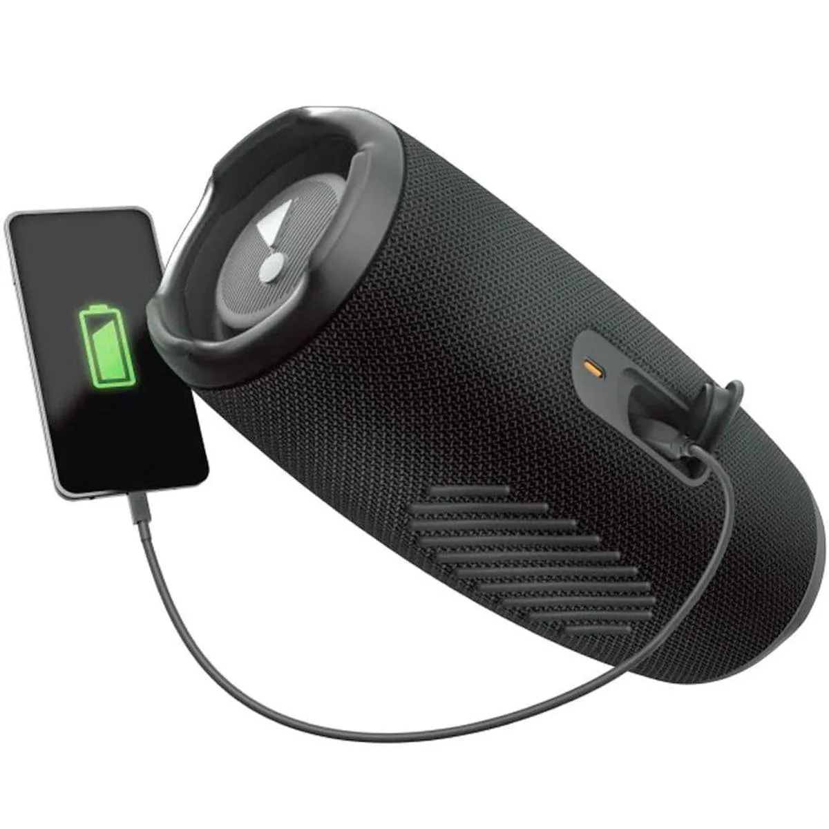 Caixa de Som Bluetooth JBL Charge 5 com Powerbank Preta 40W