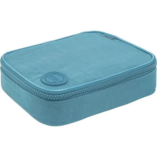 Tilibra - Estojo Box Académie Turquesa , Formato: (L)150mm x (A)210mm x (P)60mm