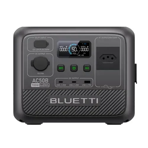 [App/Cliente Ouro] Bluetti Ac50b 700w/448wh Gerador De Energia Portátil