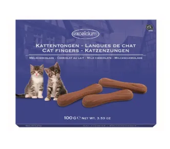 [Levando 2 R$ 13,49 cada] Língua de Gato Chocolate ao Leite Excelcium 100 g