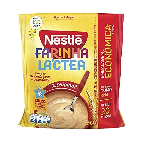 (REC) Nestlé Farinha Láctea Tradicional 600G