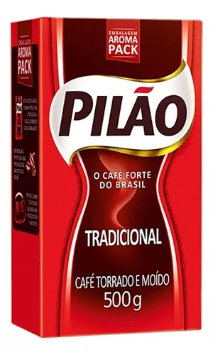 [Levando 7 un cada R$20,71] Café Torrado e Moído a Vácuo Tradicional Pilão Pacote 500g
