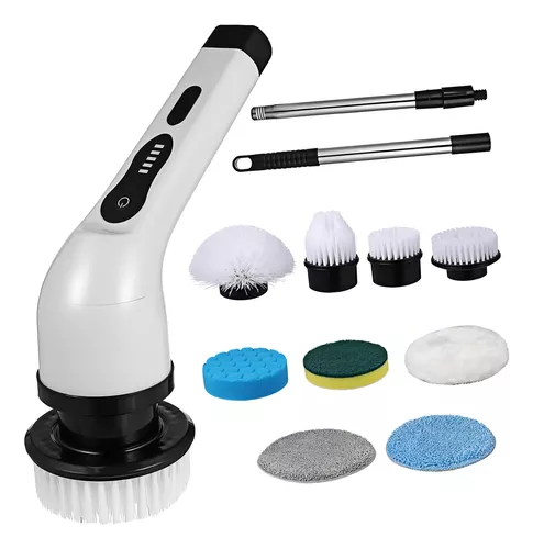 Purificador Giratório Elétrico Sem Fio 9 Cabeças Limpeza