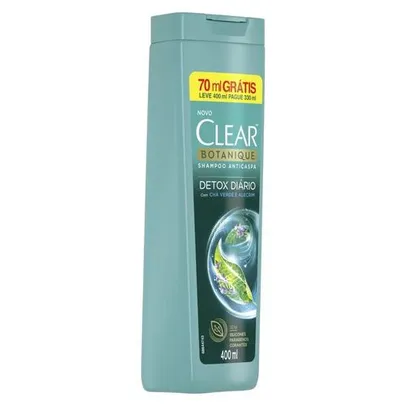Shampoo Anticaspa Clear Detox Diário 400ml