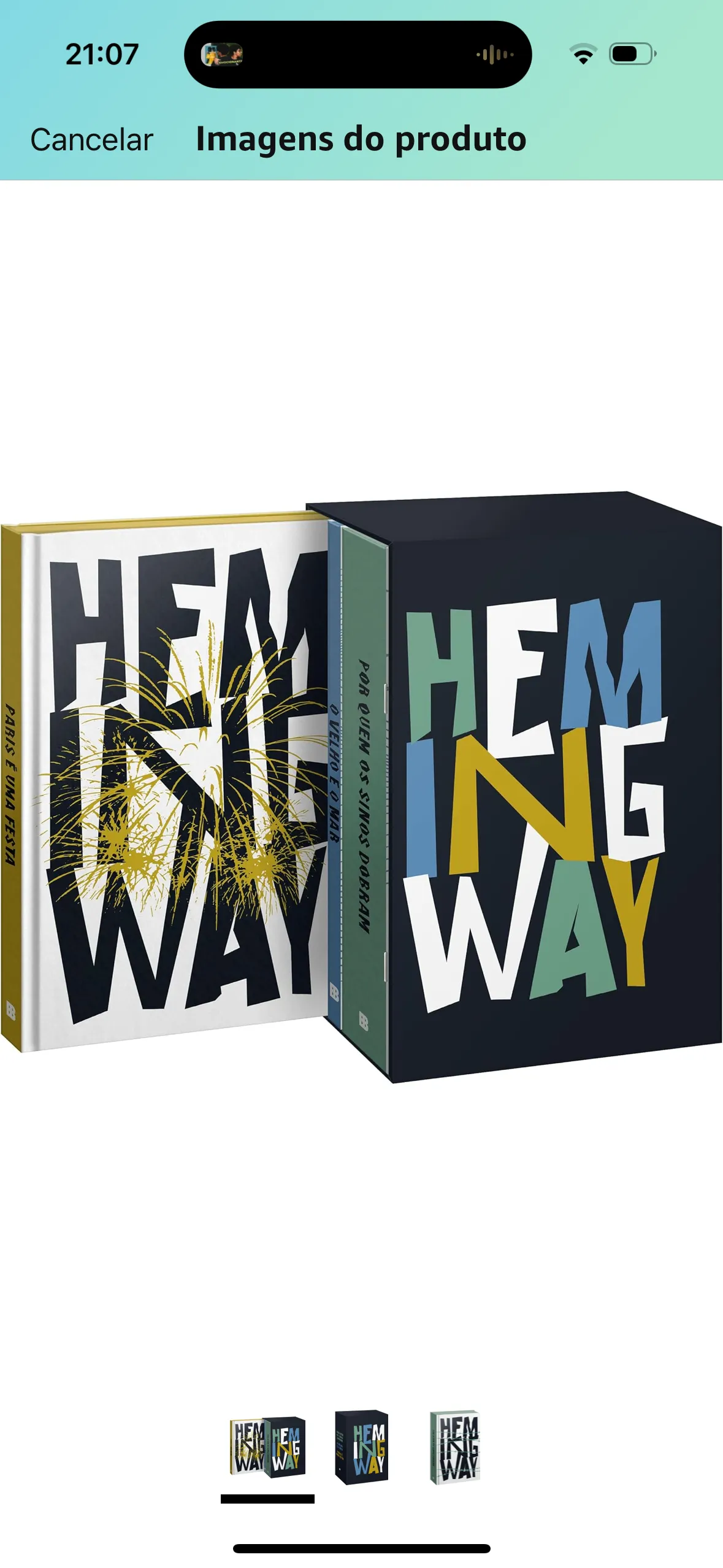 Box Ernest Hemingway Capa dura