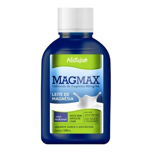 Antiácido e Laxante Magmax 80mg/ml 100ml