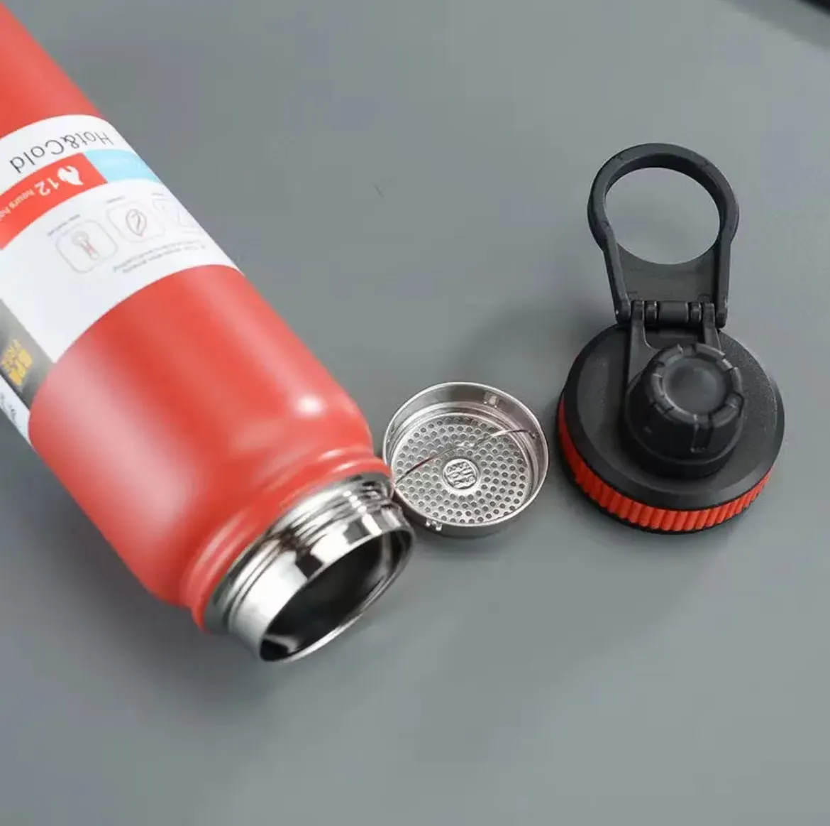 Garrafa Térmica 1000ml garrafa espacial Quente & Frio Com Isolamento Térmico De Grande Capacidade