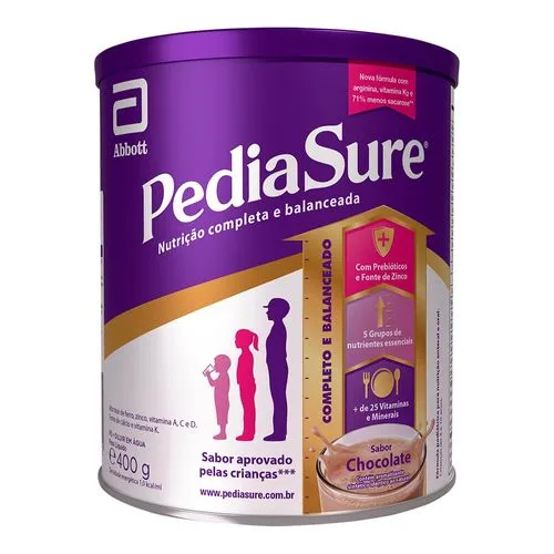 Fórmula Pediátrica Para Nutrição Pediasure Chocolate 400g