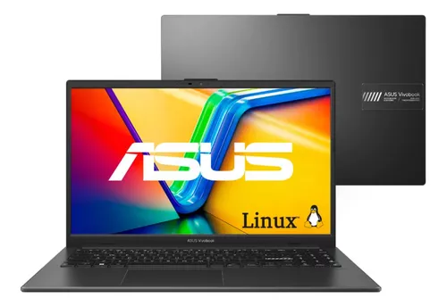 Notebook Asus Vivobook Go 15 E1504fa Amd Ryzen 3 7320u 4gb Ram 128gb Ssd Linux Keepos Tela 15,6 Fhd Black - Nj1291