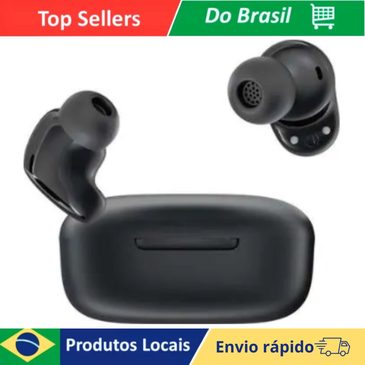 [DoBrasil] Fone de Ouvido Redmi Buds 6 Play TWS Bluetooth 5.4, 20h de Reprodução e Resistência