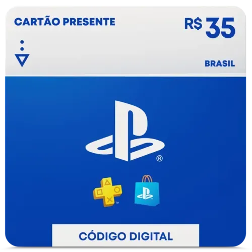 Selecionados [Leve 2 Pague 25 cada] Cartão Presente Digital PlayStation Store R$ 35,00 PlayStation Store