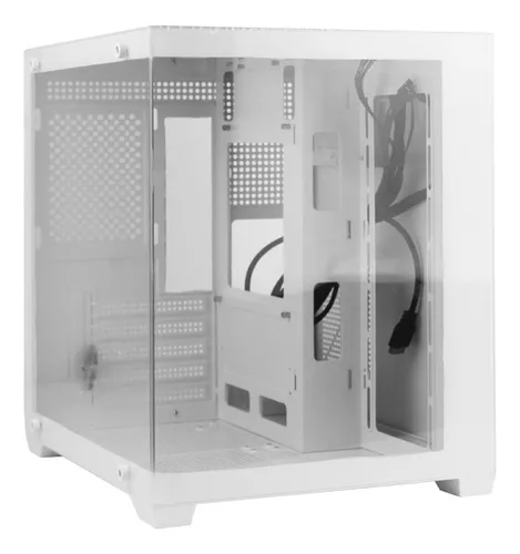 Gabinete Branco Compacto Tower Pc Gamer Home Office Usb 3.0