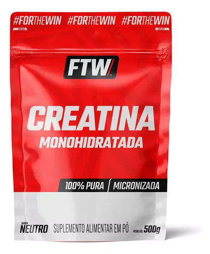 Creatina Monohidratada 100% Pura Refil 500g - FTW
