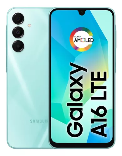 Celular Samsung Galaxy A16, 256gb + 8gb Ram, Câmera De Até 50mp, Tela 6.7 , Nfc, Ip54, Bateria 5000 Mah Verde Claro