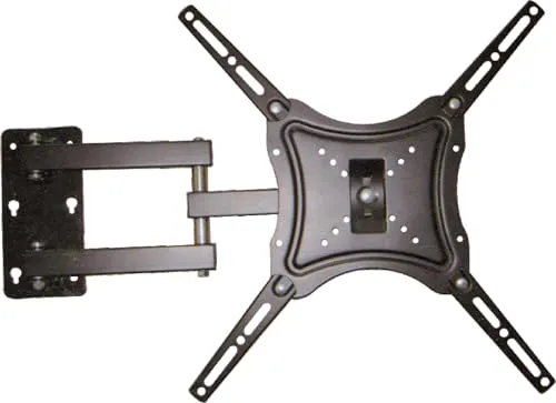 Suporte Para TV Tri Articulado Reforçado LCD/LED/QLED/OLED/Monitor de 14 a 55 Polegadas - Até 50kg, Preto