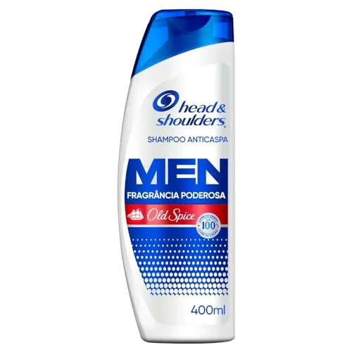 [Rec/+Por - R$16,72] Head & Shoulders Shampoo Anticaspa Fragrância Poderosa Old Spice 400 ml