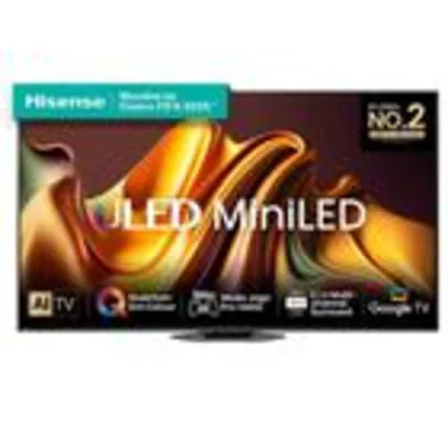 Smart TV Hisense QLED Mini UHD 4K 75 Polegadas Frequência 144 Hz e Wi-Fi - 75U86LUA