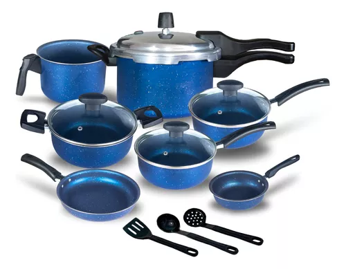 Conjunto De Panelas Com Panela De Pressão Fechamento Externo