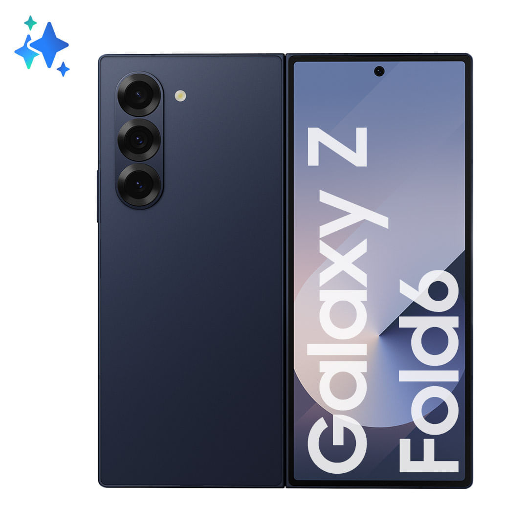 Celular Samsung Galaxy Z Fold6 5G, 512GB, 12GB RAM, Tela 7.6" + 6.3", Câm. Traseira 50+12+10MP, Frontal 10+4MP Cinza