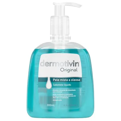 Dermotivin Sabonete Líquido Facial Pele Mista Original 300ml