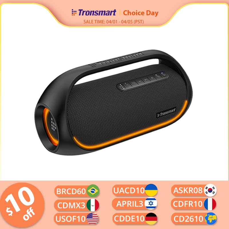 [DoBrasil] Caixa de Som Tronsmart Bang 60W, Bluetooth 5.3