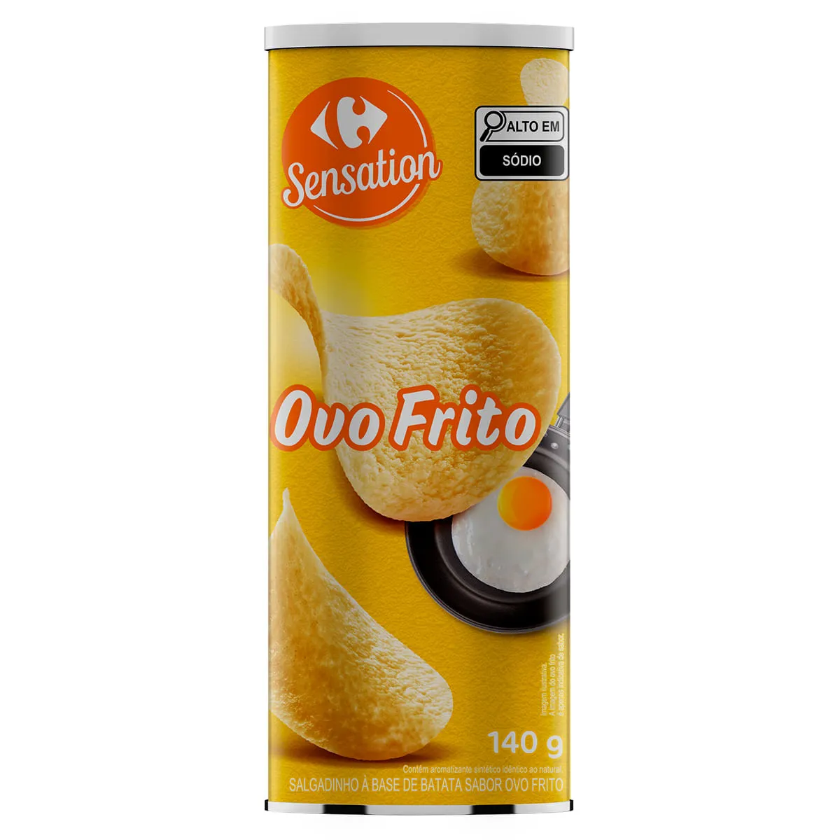 Batata Frita Carrefour Sensation Ovo Frito 140g