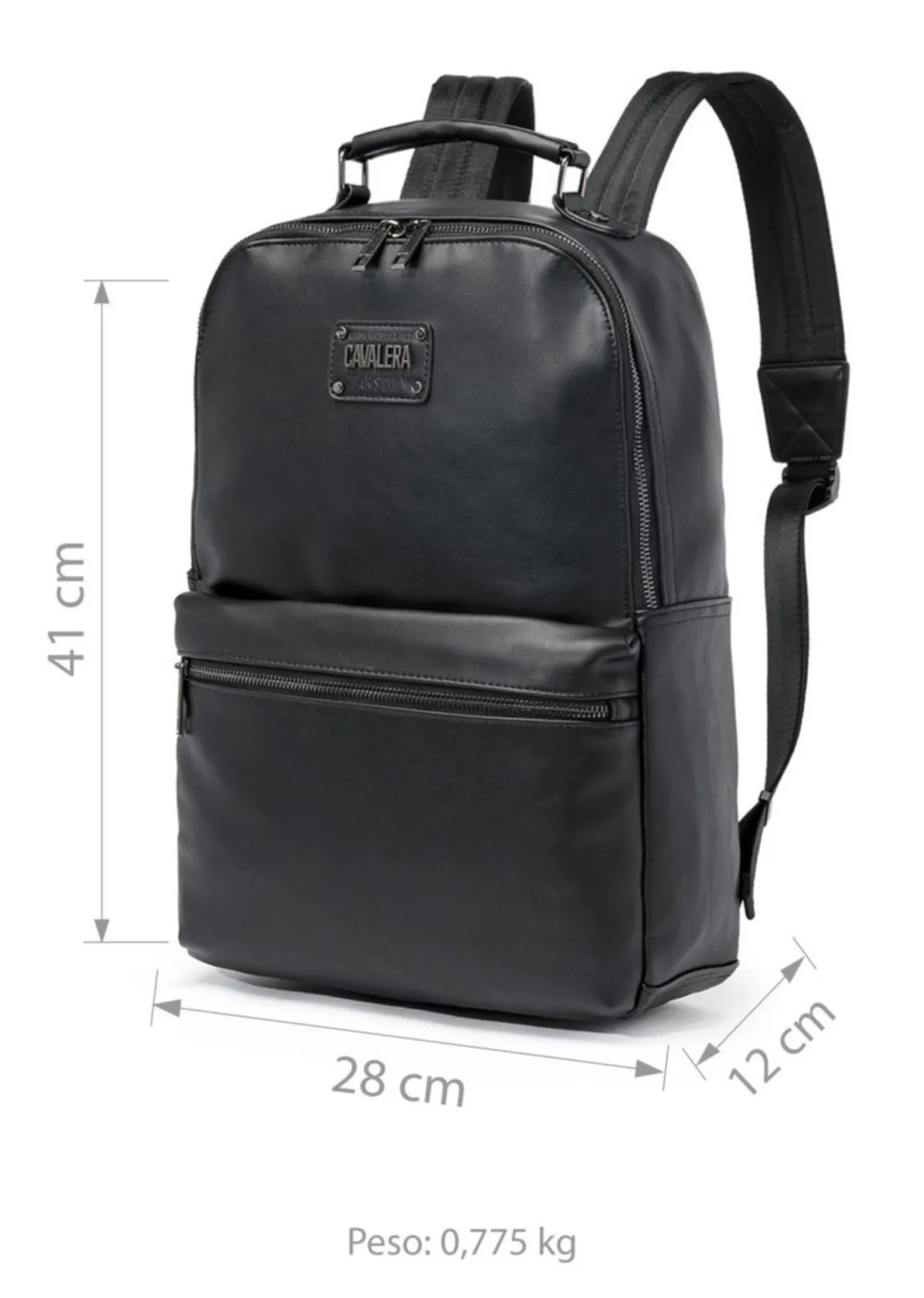 Mochila Cavalera Reforçada Escolar Notebook Faculdade Espaçosa