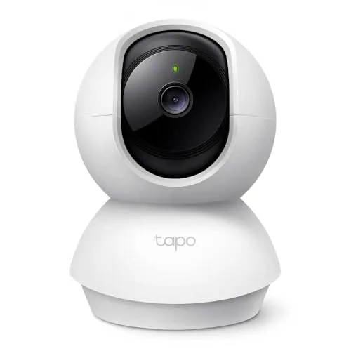 Camera de Segurança Wi-Fi 360º, 1080p Full HD TP-Link Tapo C200, Visão Noturna, Audio de duas vias, Detecção de Movimentos, Trabalha com Alexa, 512G