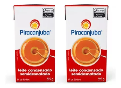 Kit 2 Leite Condensado Piracanjuba 395g
