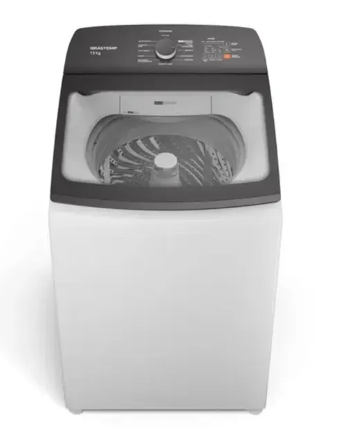 Lavadora Brastemp 13Kg com Ciclo Tira Manchas Advanced e Ciclo Antibolinha Branca BWK13AB 127 Volts
