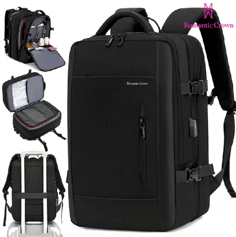 Mochila de Viagem Masculina e Feminina Impermeável Reforçada Executiva para Notebook
