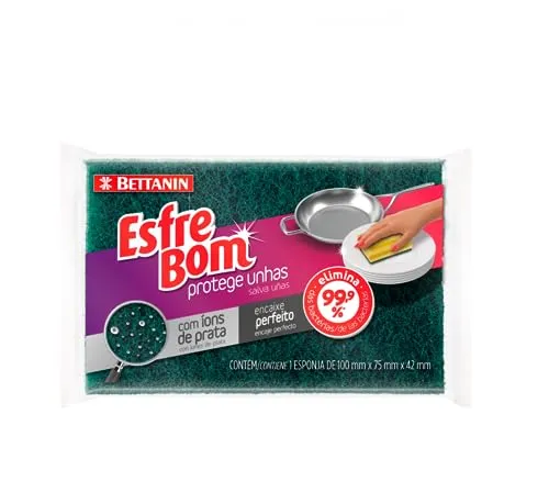 [Rec] Esponja Abrasiva Protege Unhas, Unitária, Linha EsfreBom, Bettanin