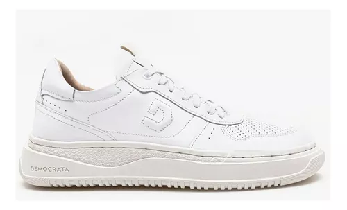 Sapatenis Democrata Masculino Denim Block Couro Original