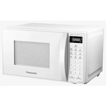 Micro-ondas 21 Litros Panasonic ST25L com Desodorizador Branco 110V